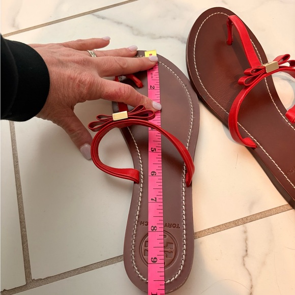 Tory Burch Red Sandals - Picture 7 of 8